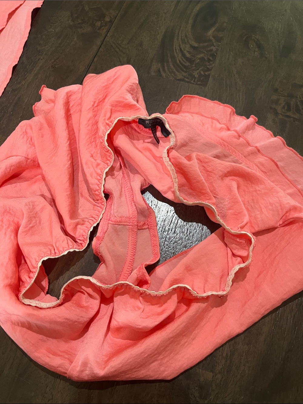 Midnight Bakery XL Women's XL Coral Sleep Set Two Piece Camisole Shorts Pajamas - Picture 10 of 13